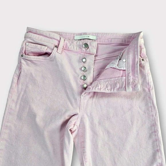 Joe's Jeans The Wyatt High Rise Crop Pink Size 29 - Picture 4 of 14
